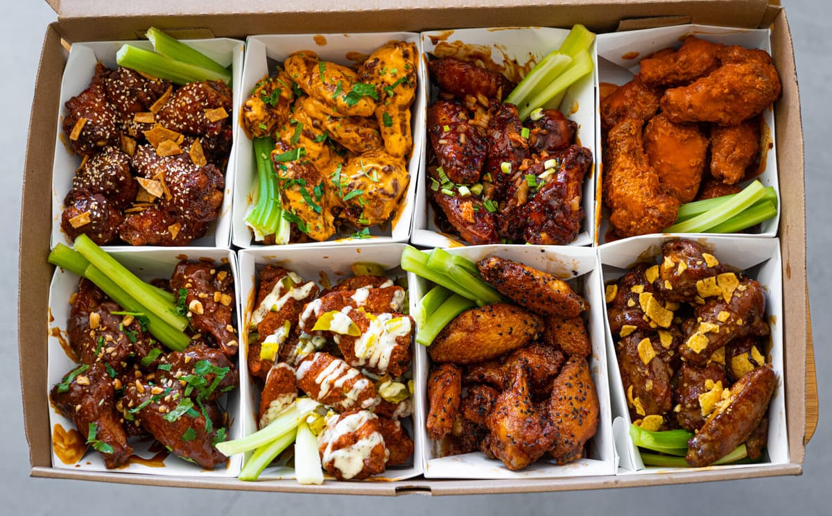 Catering spread of food