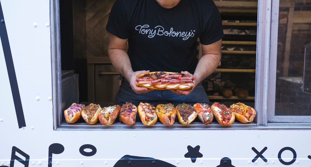 Food truck at event
