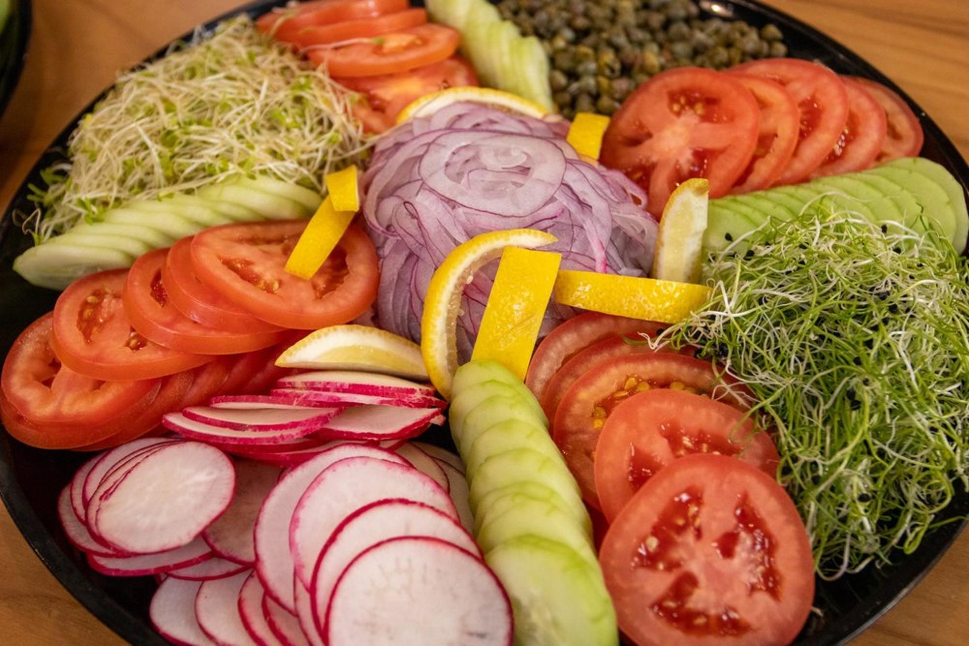 Veggie platter small and large
