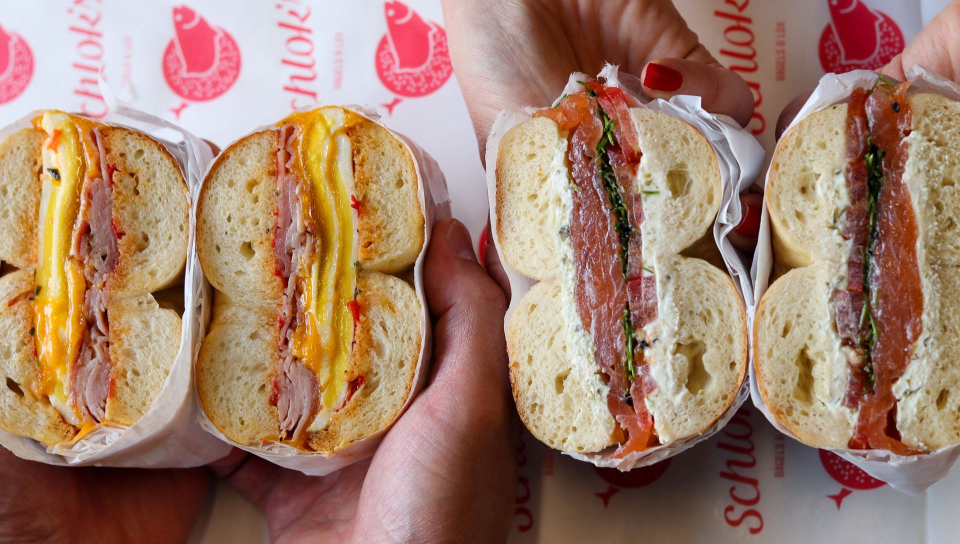 Schlok's signature sandwiches