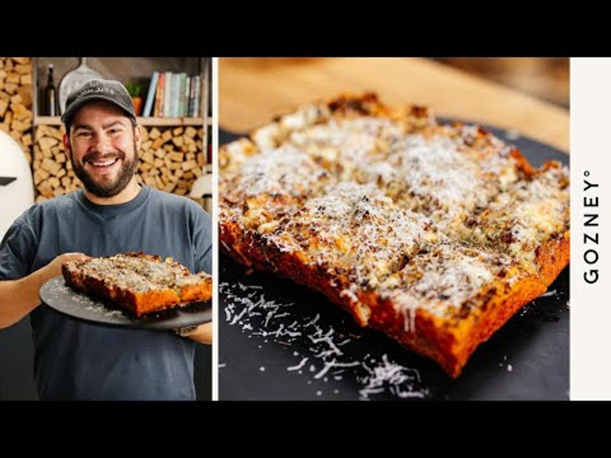 Watch: Mushroom Detroit Style Pizza