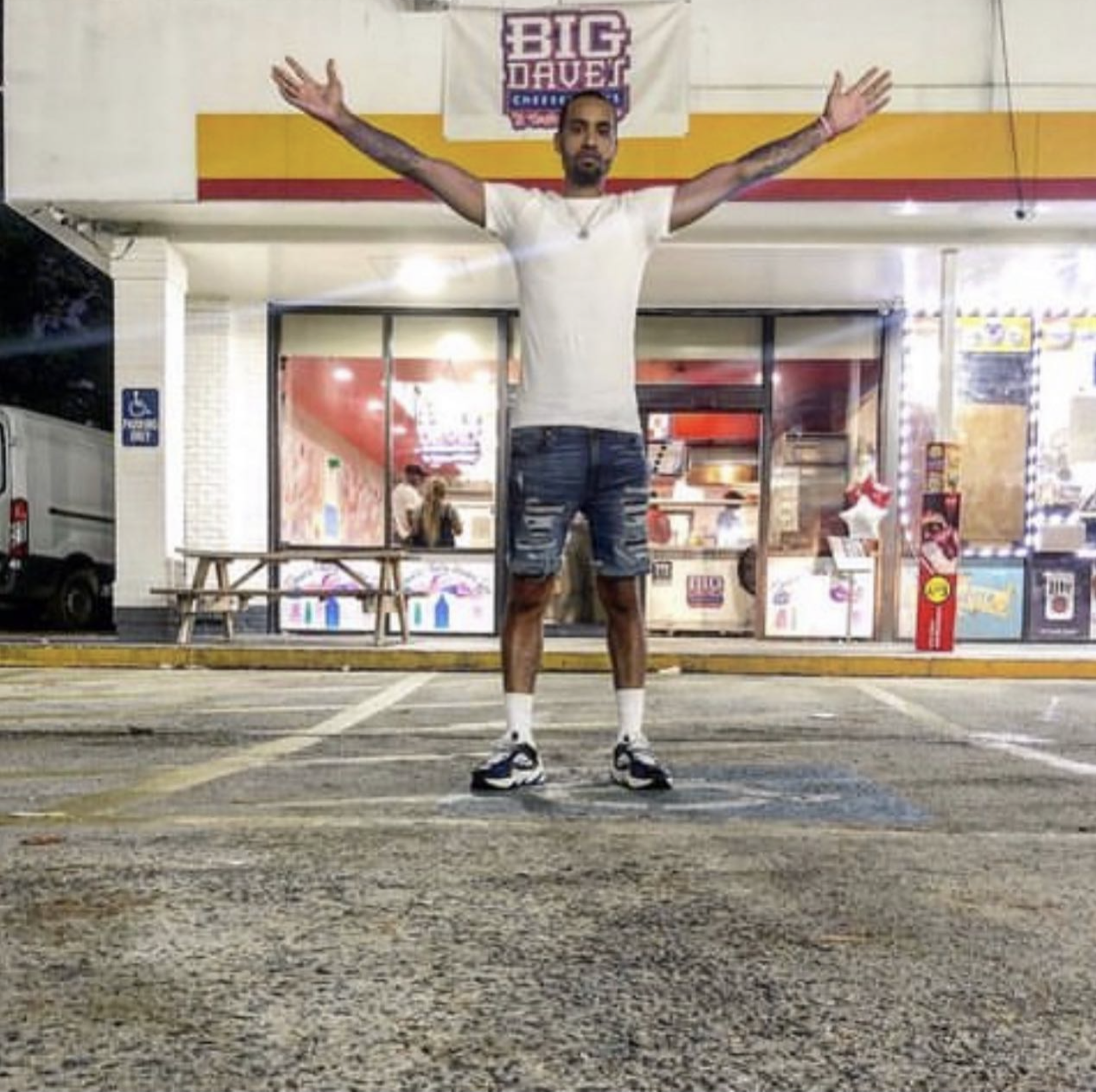 The first Big Dave's Cheesesteaks location at a Shell gas station in Atlanta
