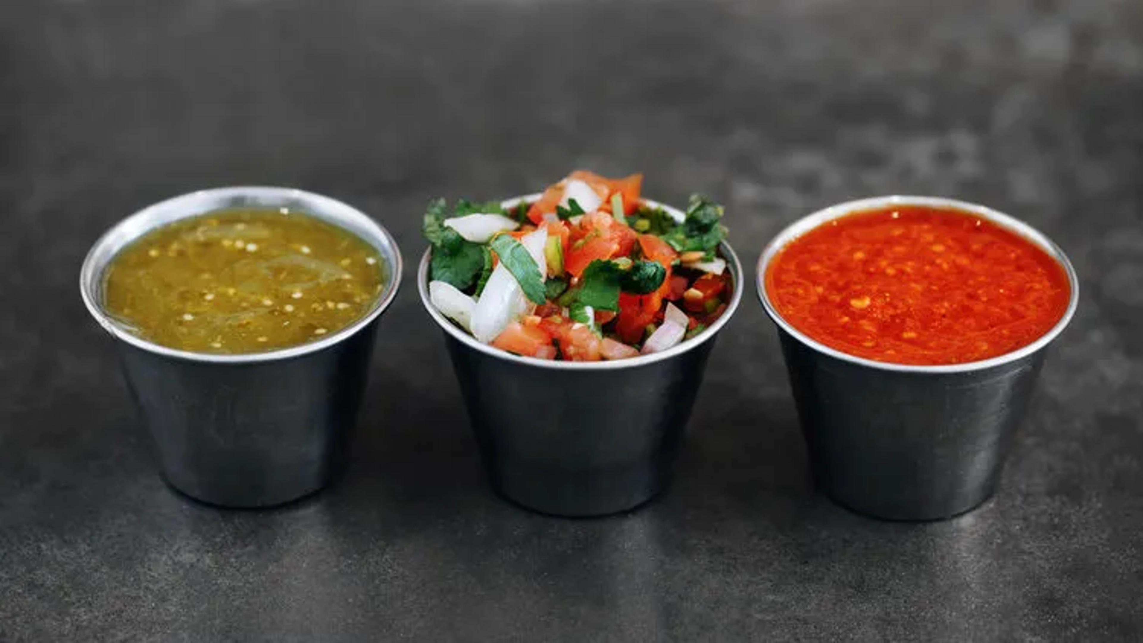 Assorted salsas