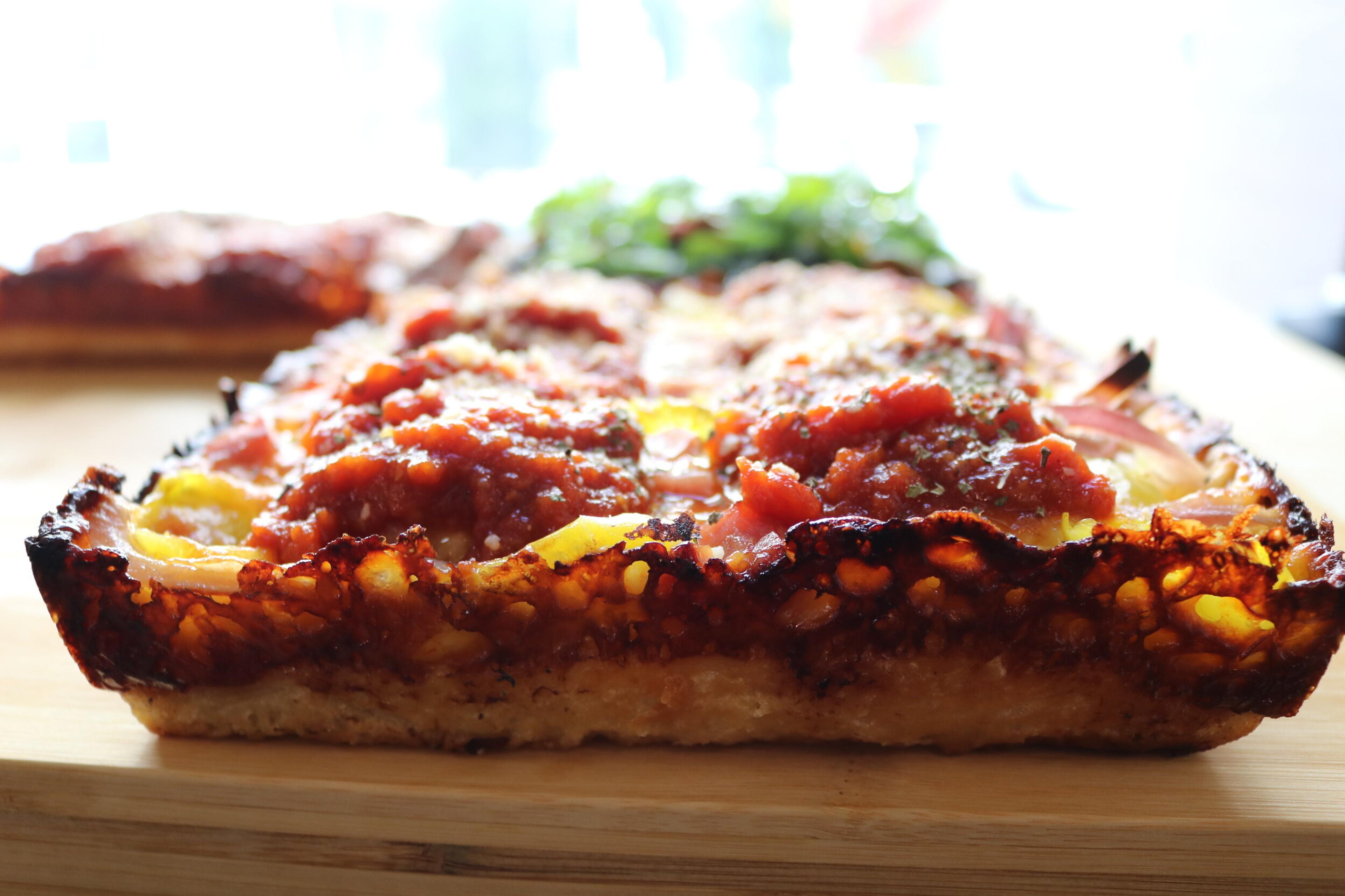 Dtown Pizzeria pizza and dishes