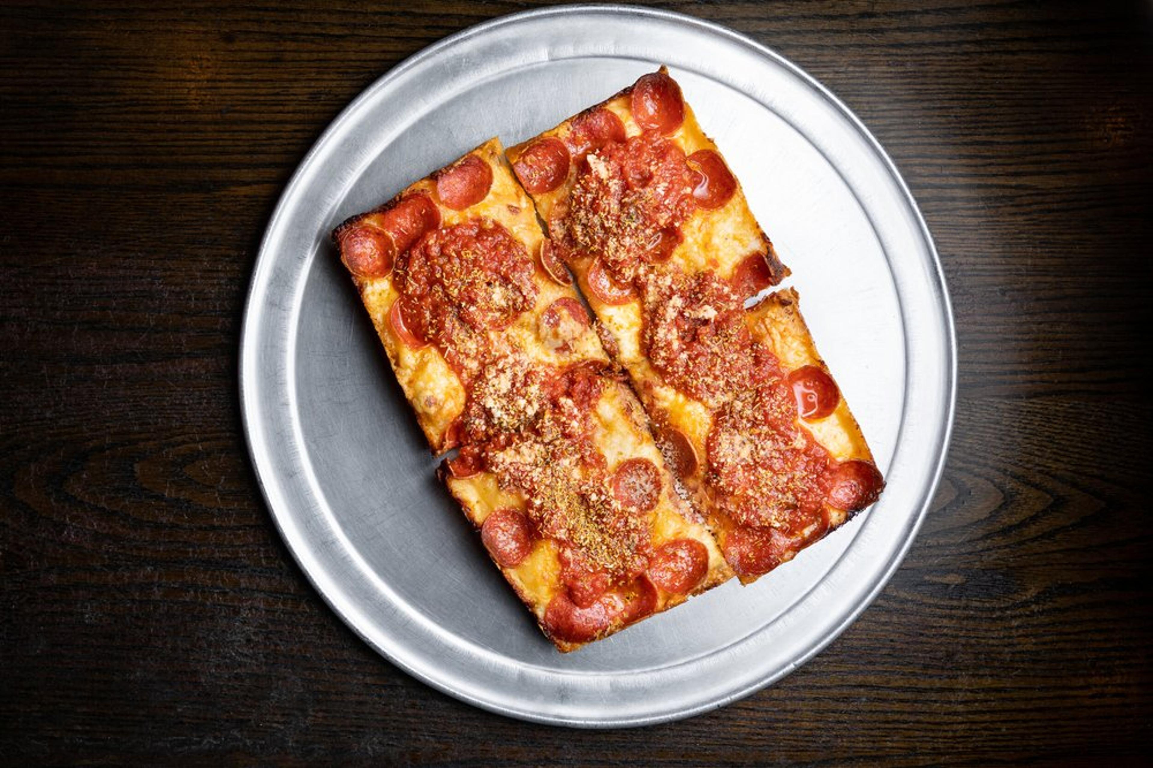 Dtown Pizzeria Detroit-style pizza