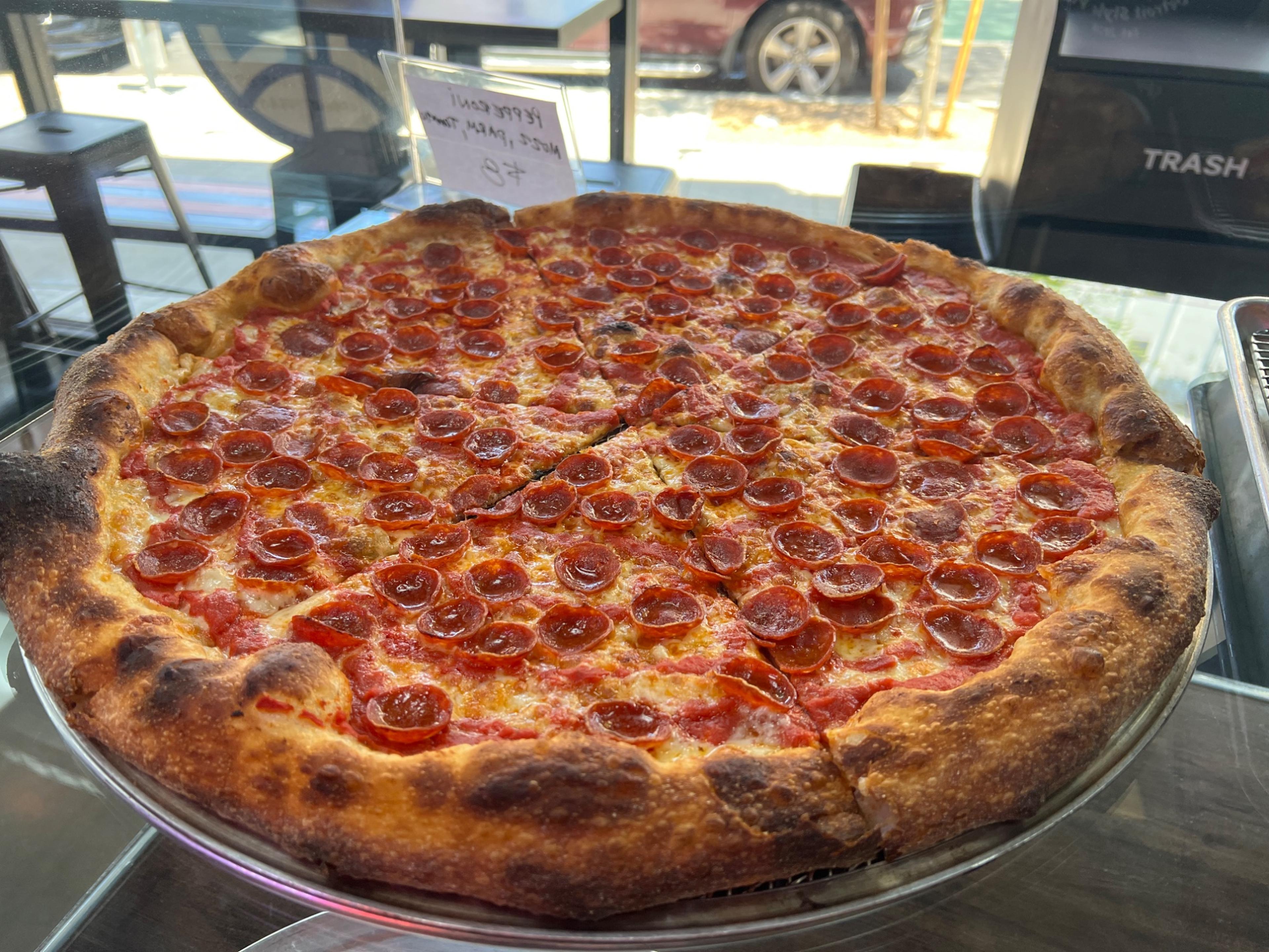 Dtown Pizzeria pepperoni pizza