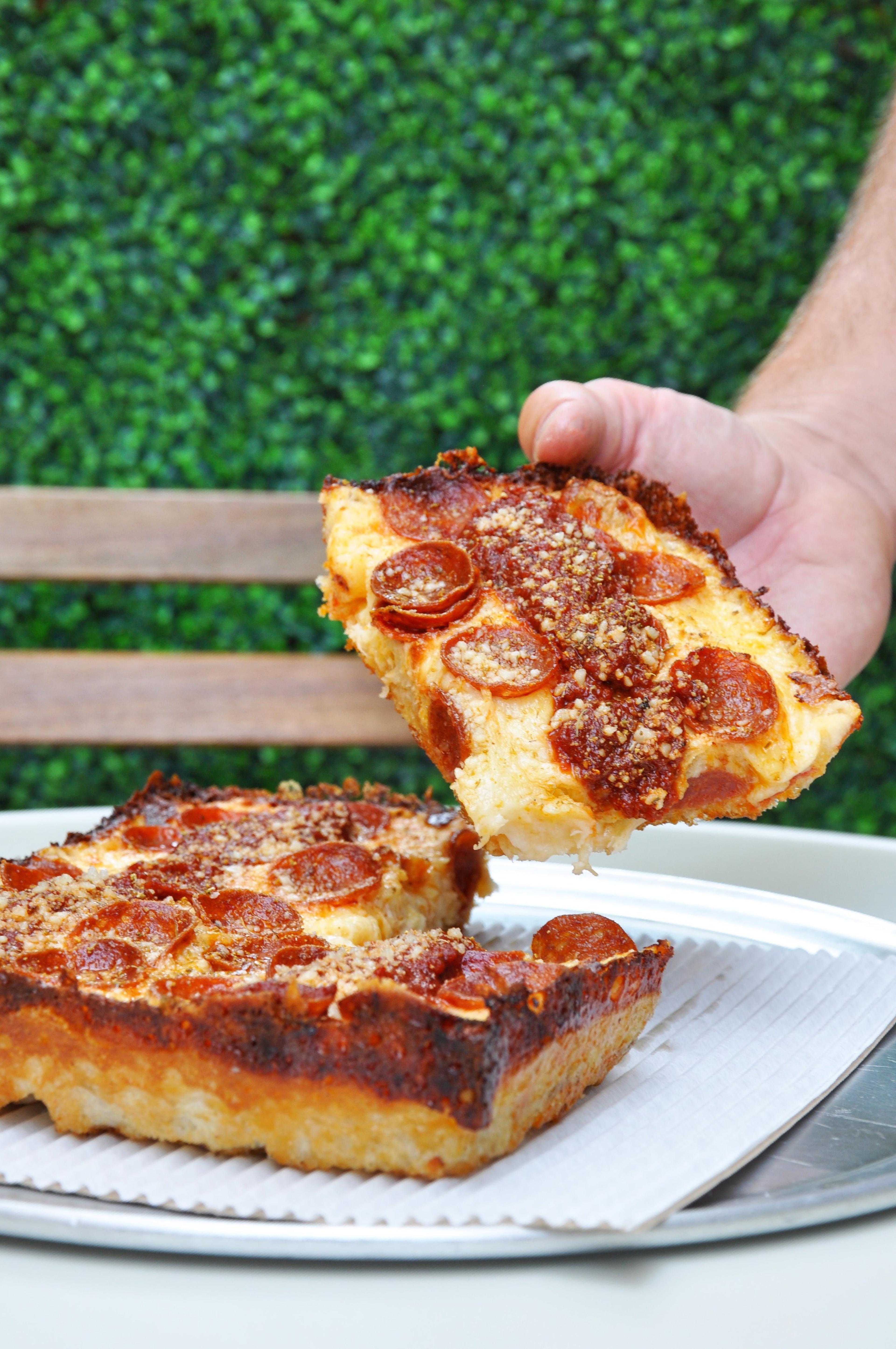 Dtown Pizzeria pizza and dishes