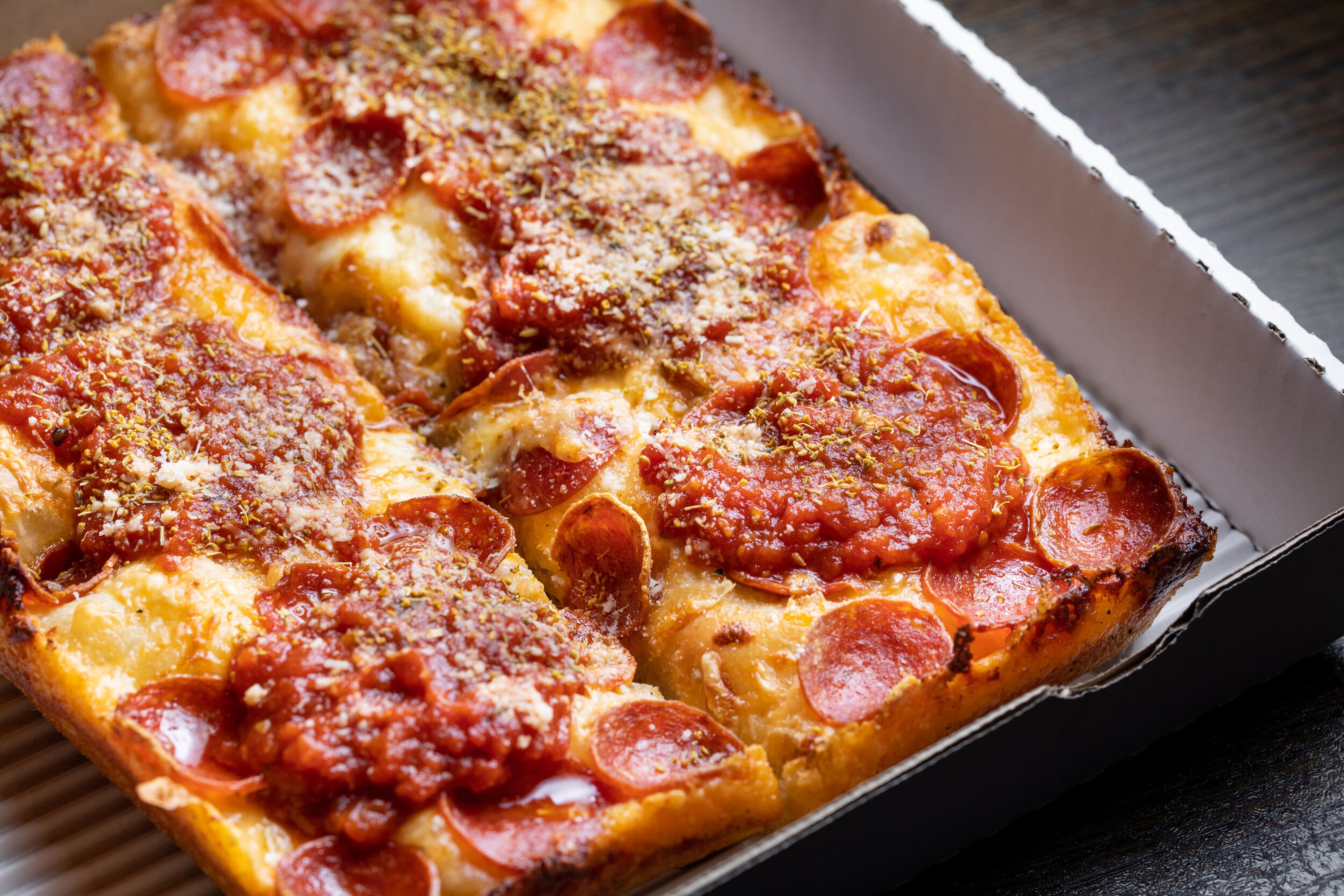 Dtown Pizzeria pizza and dishes