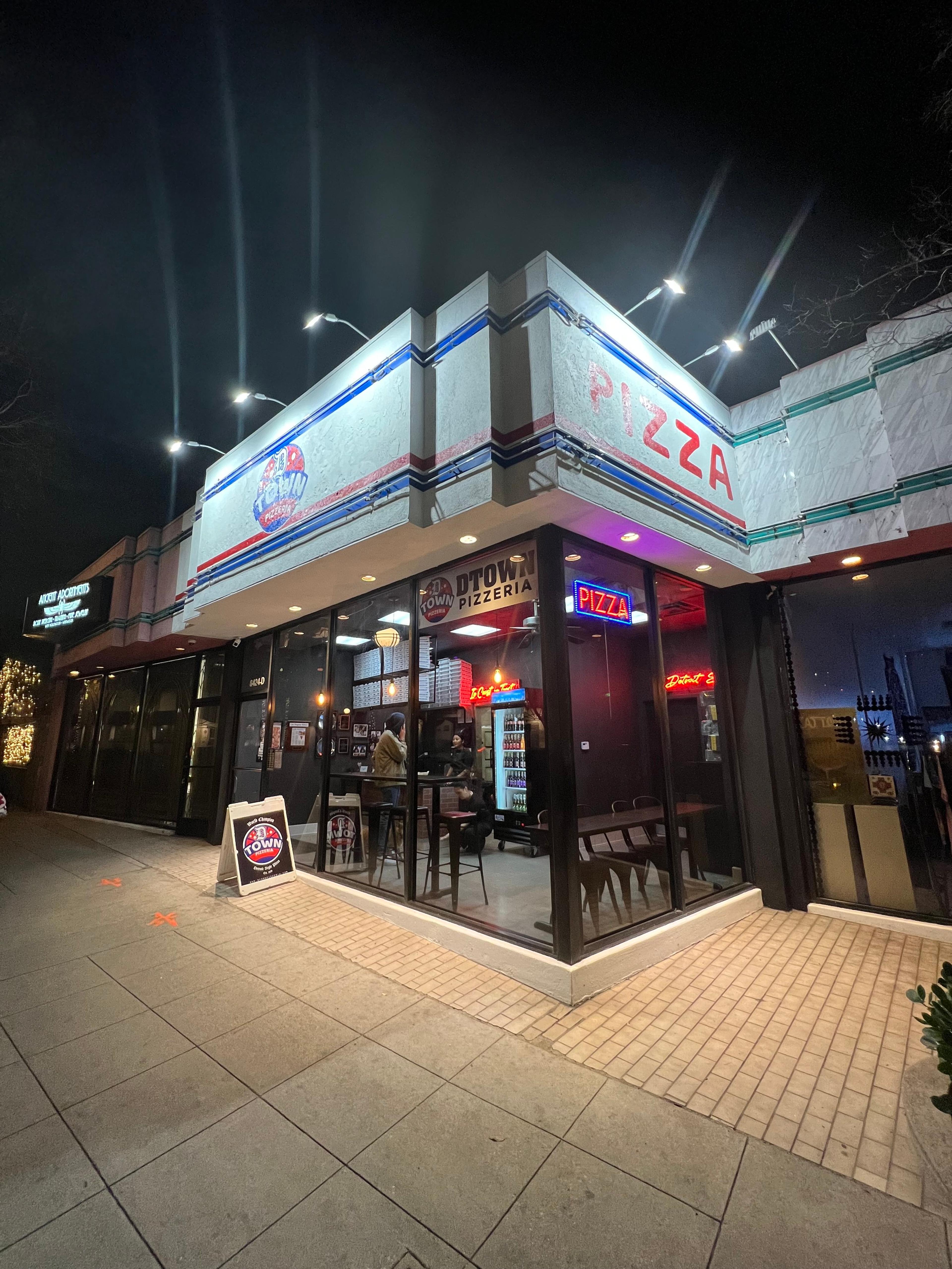 Dtown Pizzeria pizza and dishes
