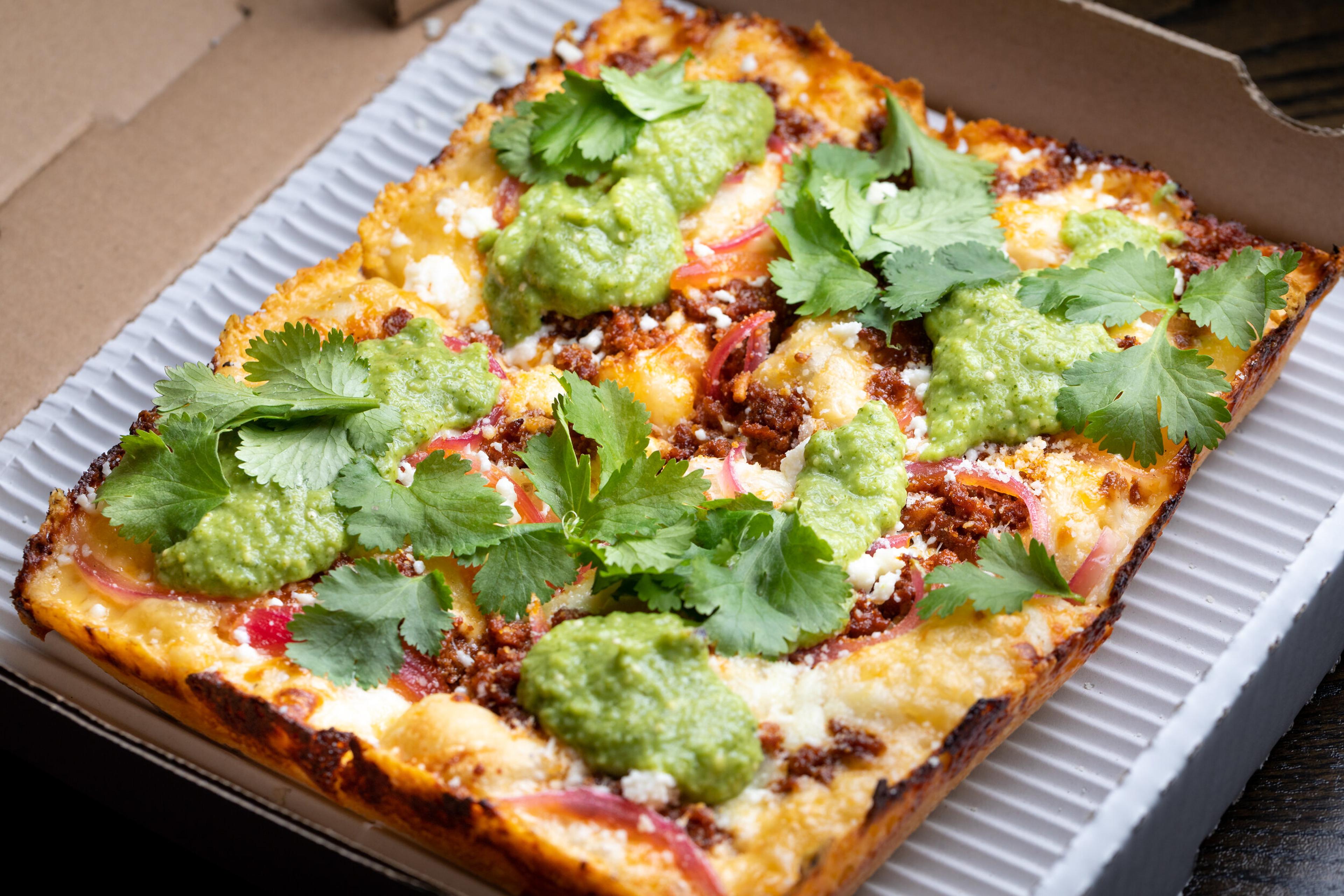 Dtown Pizzeria pizza and dishes