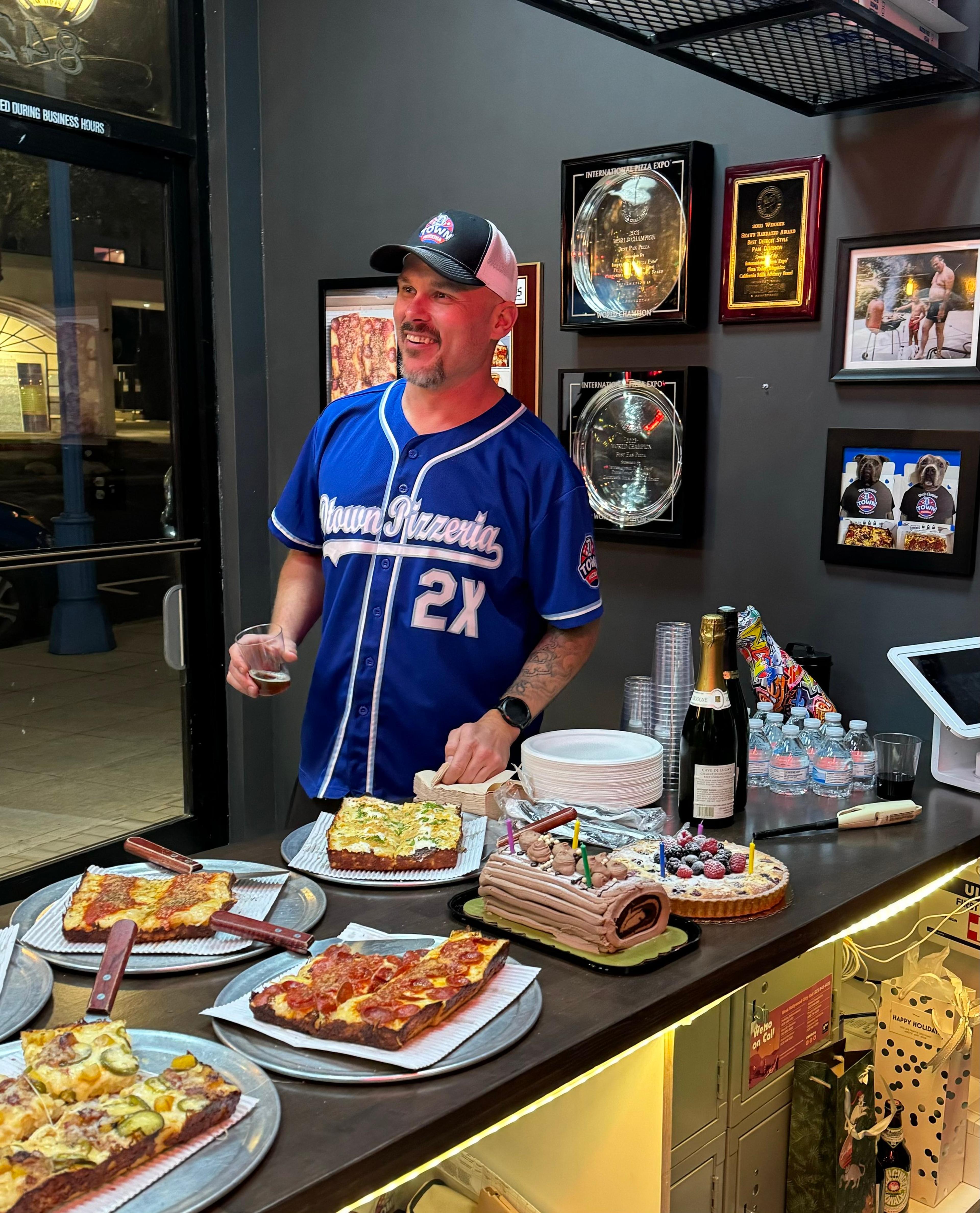 Dtown Pizzeria pizza and dishes