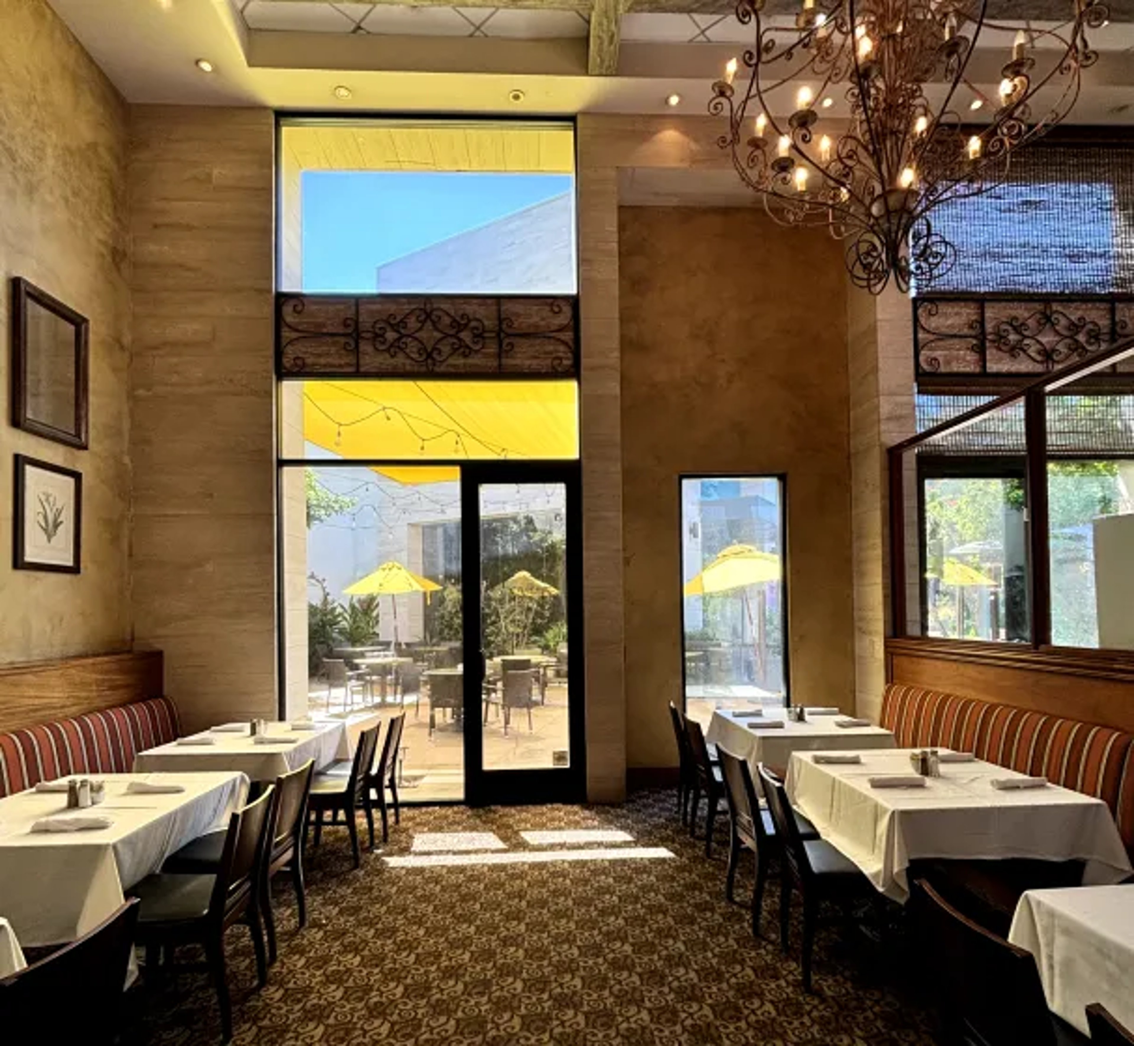 Sunroom dining area at Marmalade Cafe El Segundo