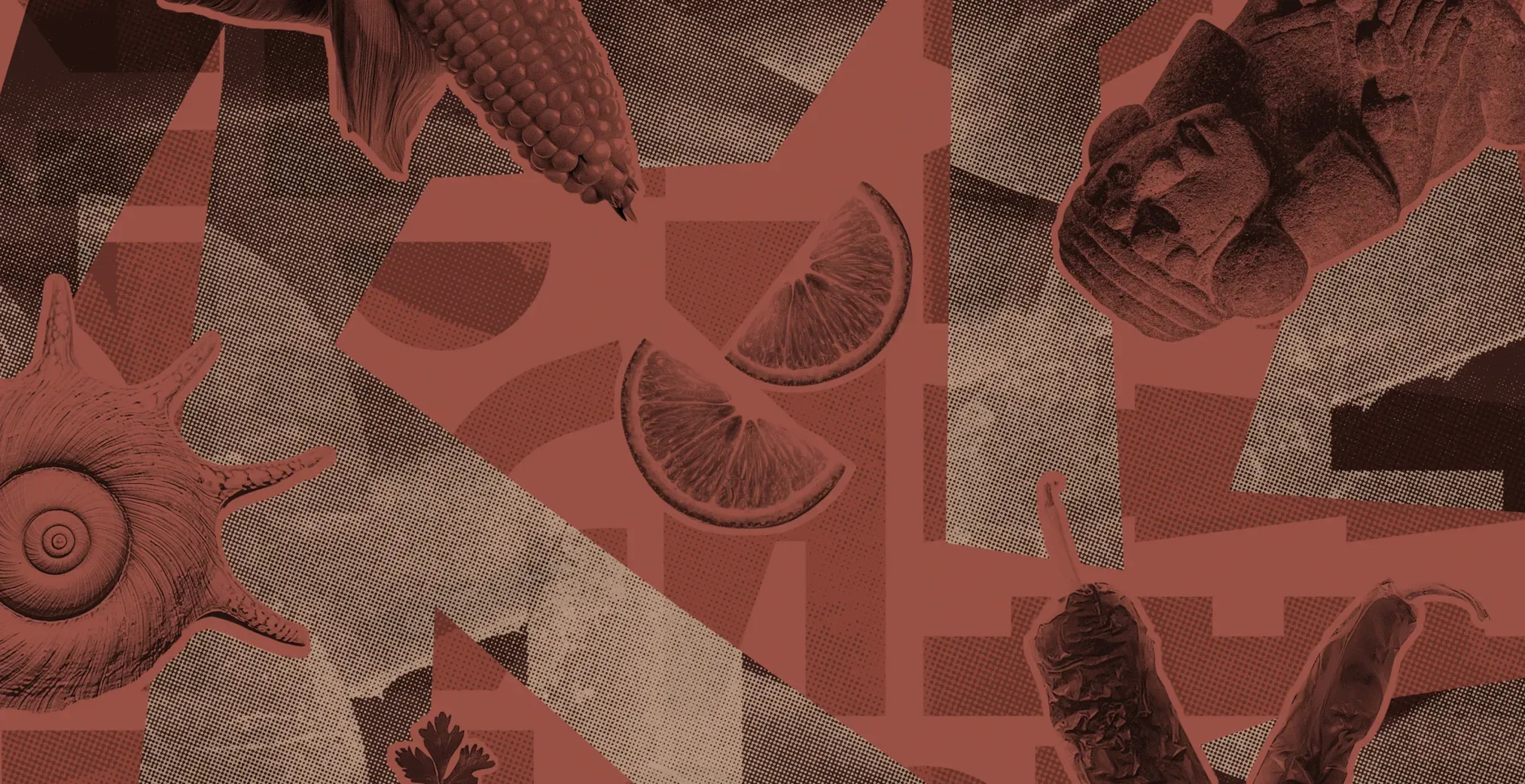 LOQUI restaurant hero background with Mexican food