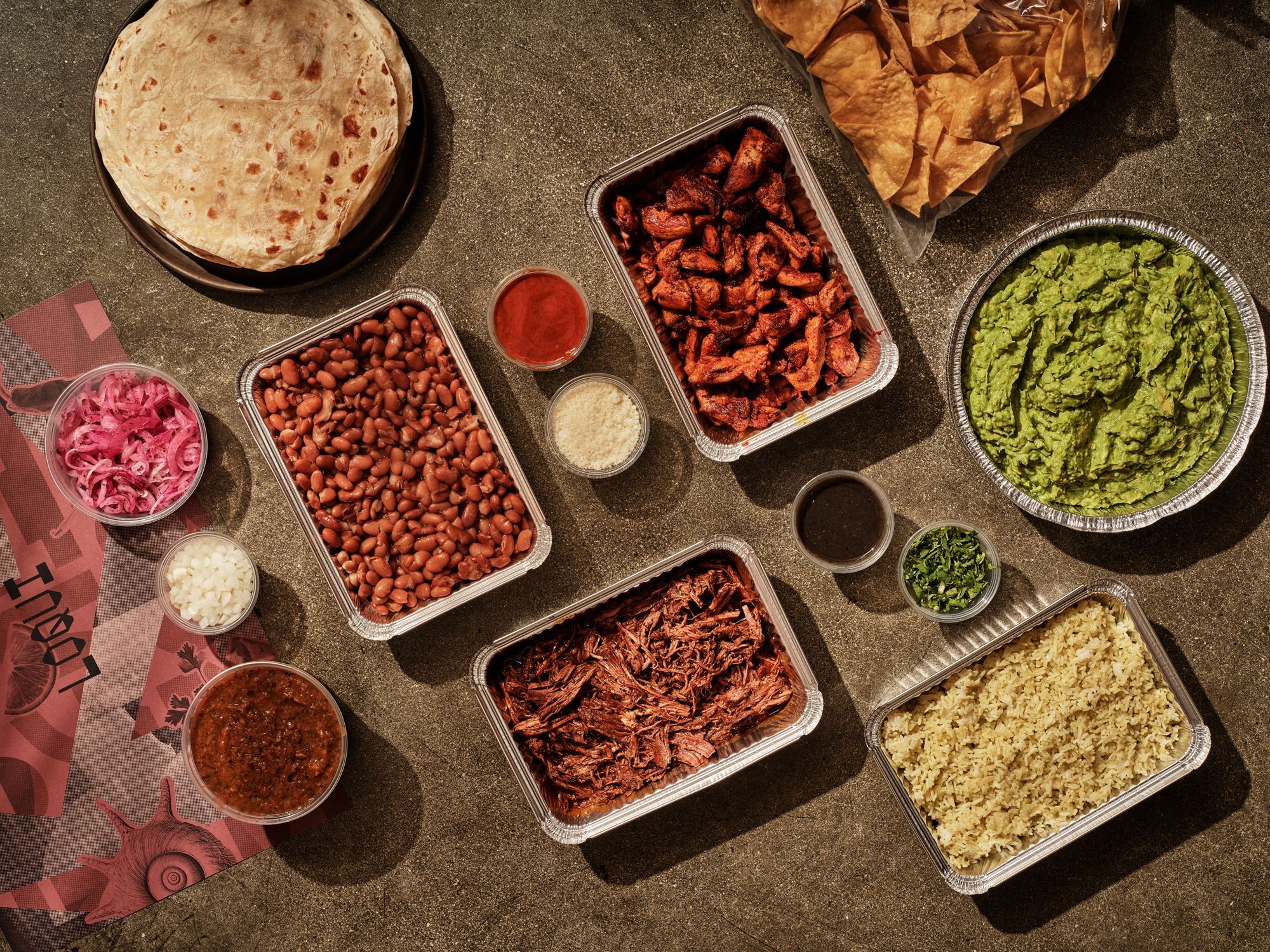 LOQUI catering spread