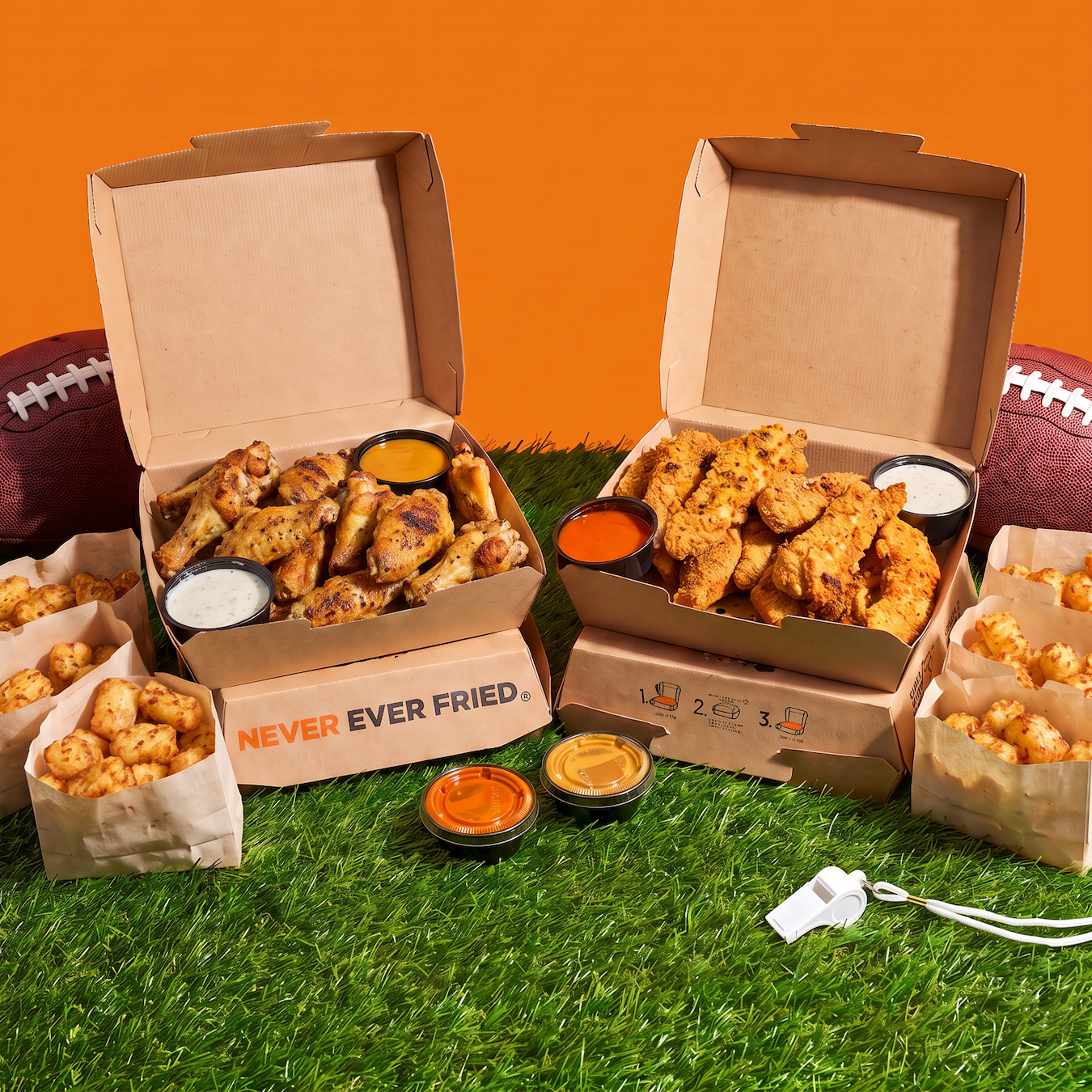 VARSITY Tailgate Bundle spread on game-day turf