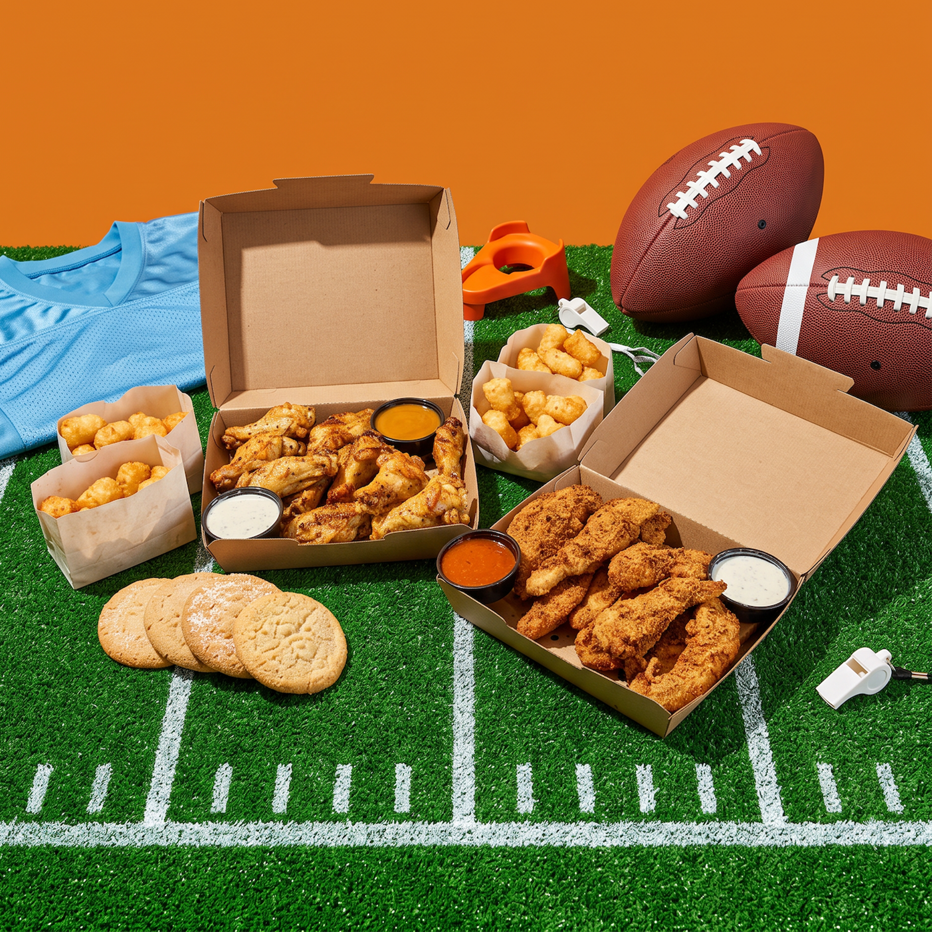JV Tailgate Bundle spread on game-day turf