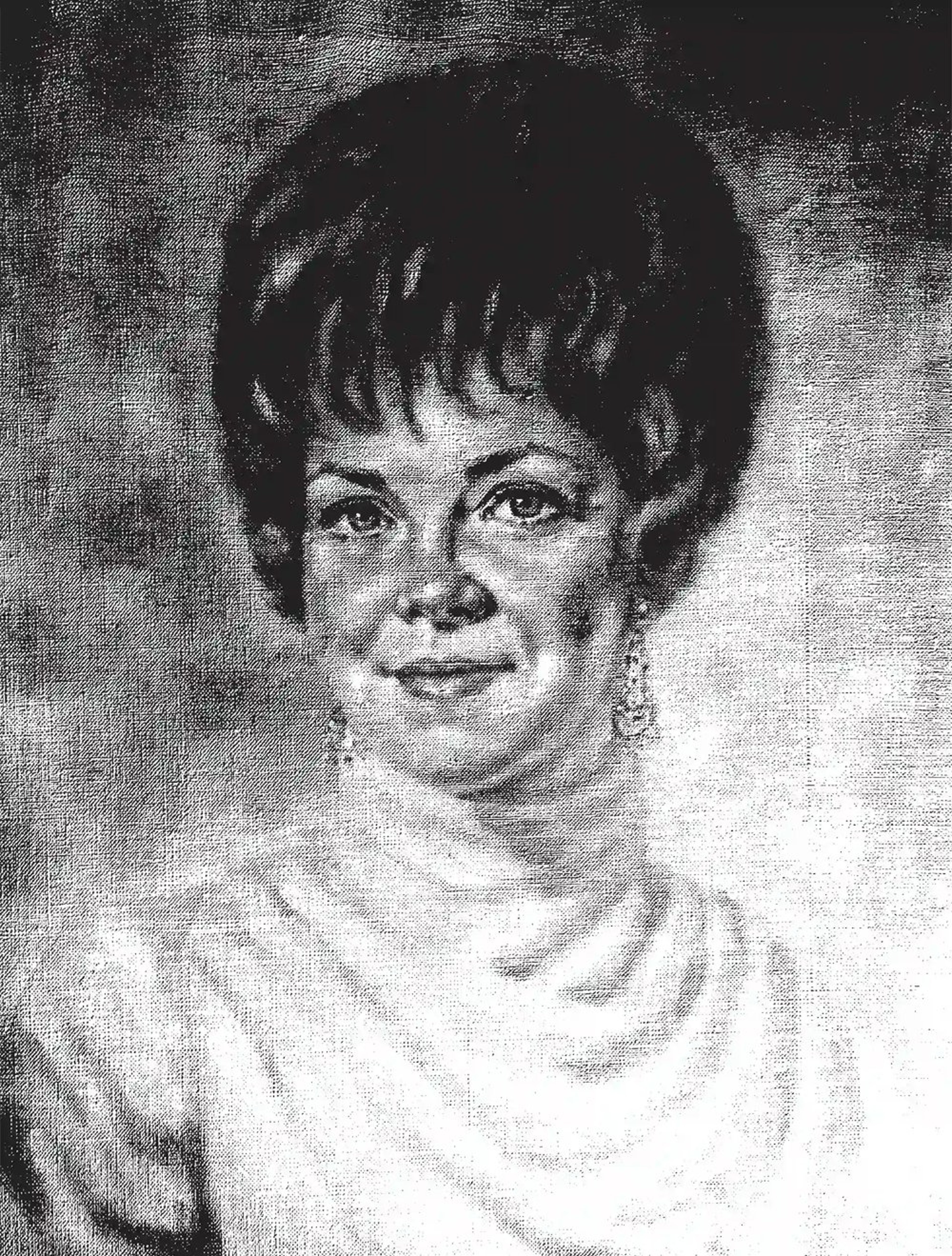 Vintage portrait of Grandma Santora