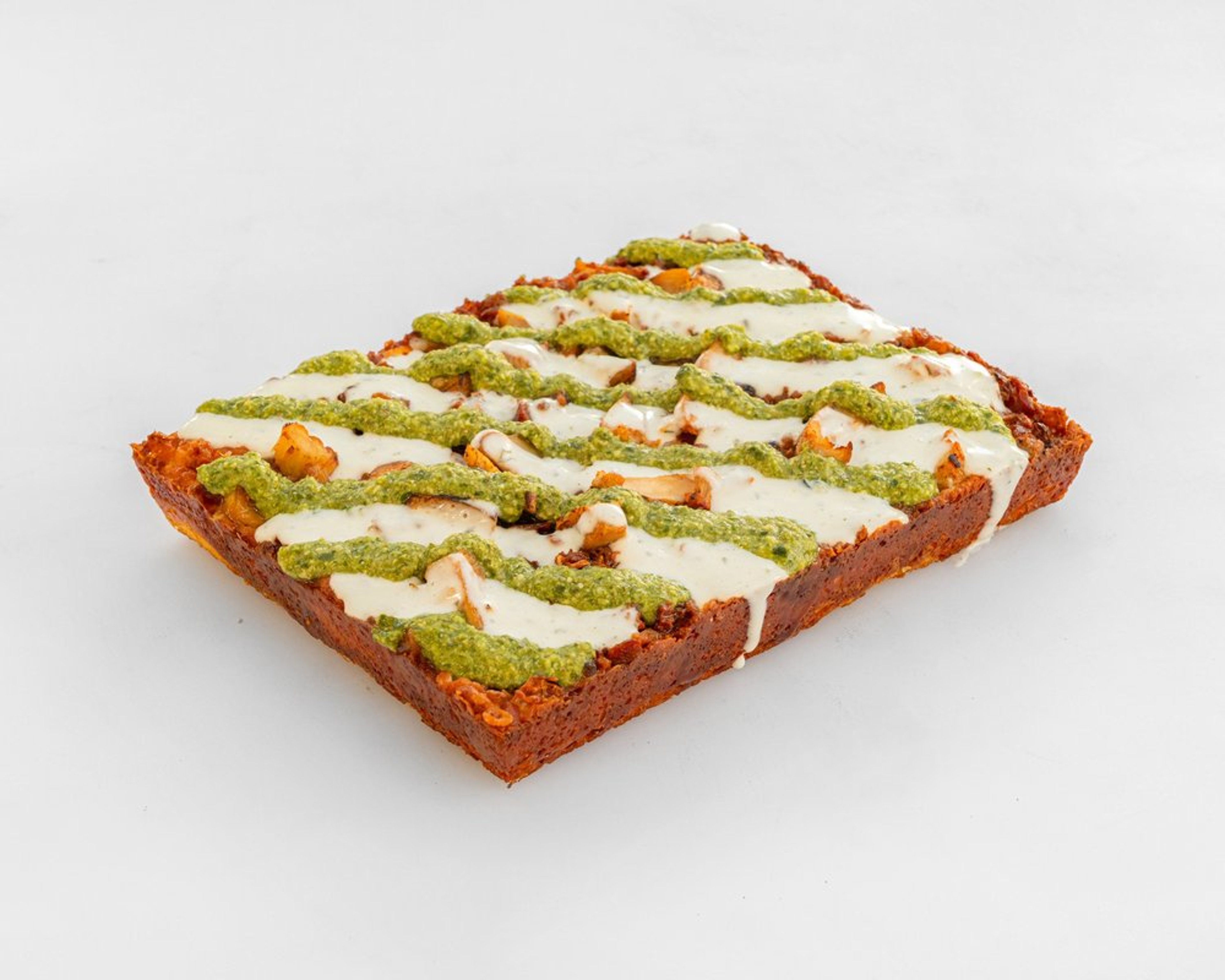 Pestoriffic Chicken ’n’ Ranch pizza with chicken, bacon, pesto and ranch
