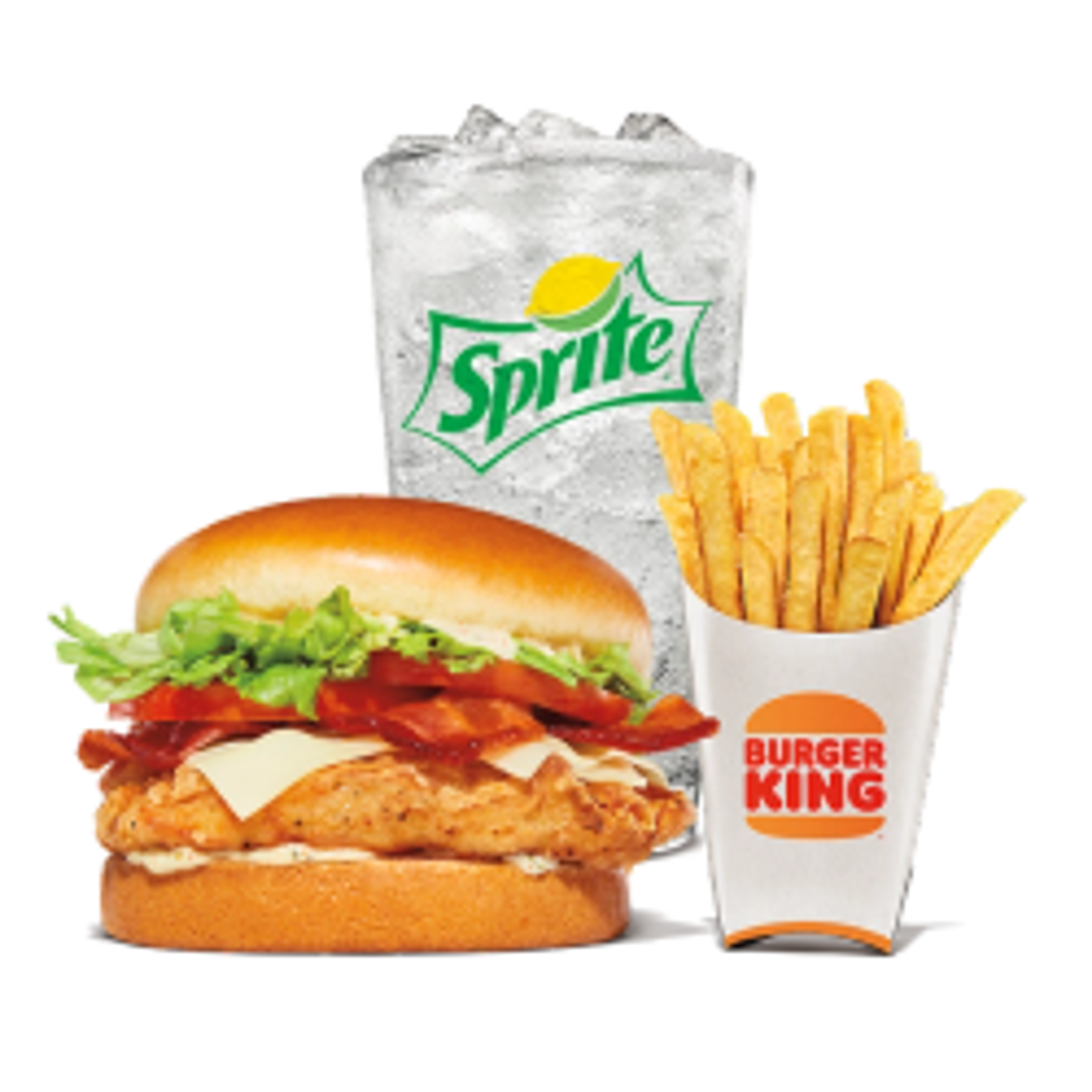 Bacon & Swiss Royal Crispy Chicken Meal