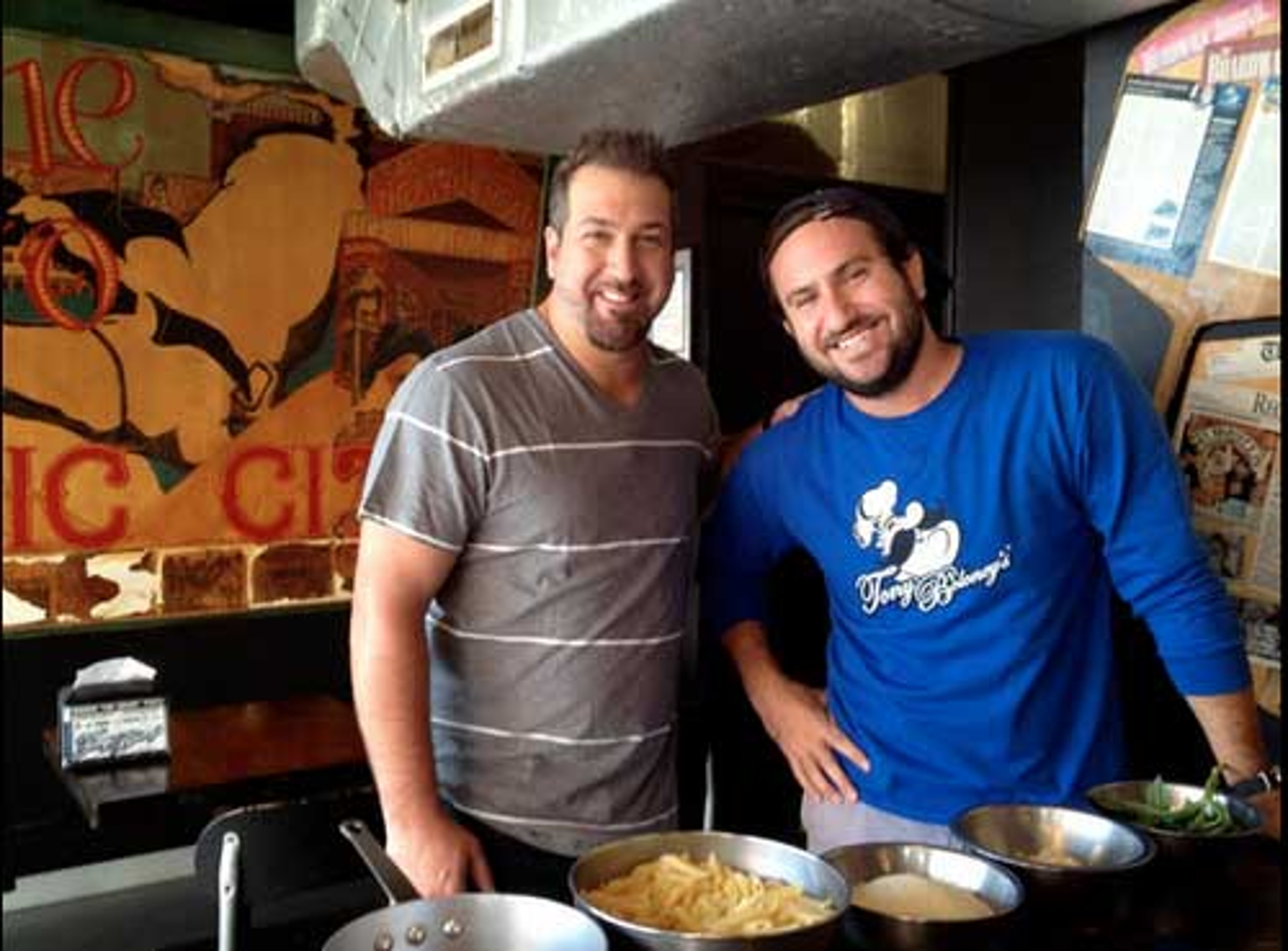 Joey Fatone at Tony Boloney's