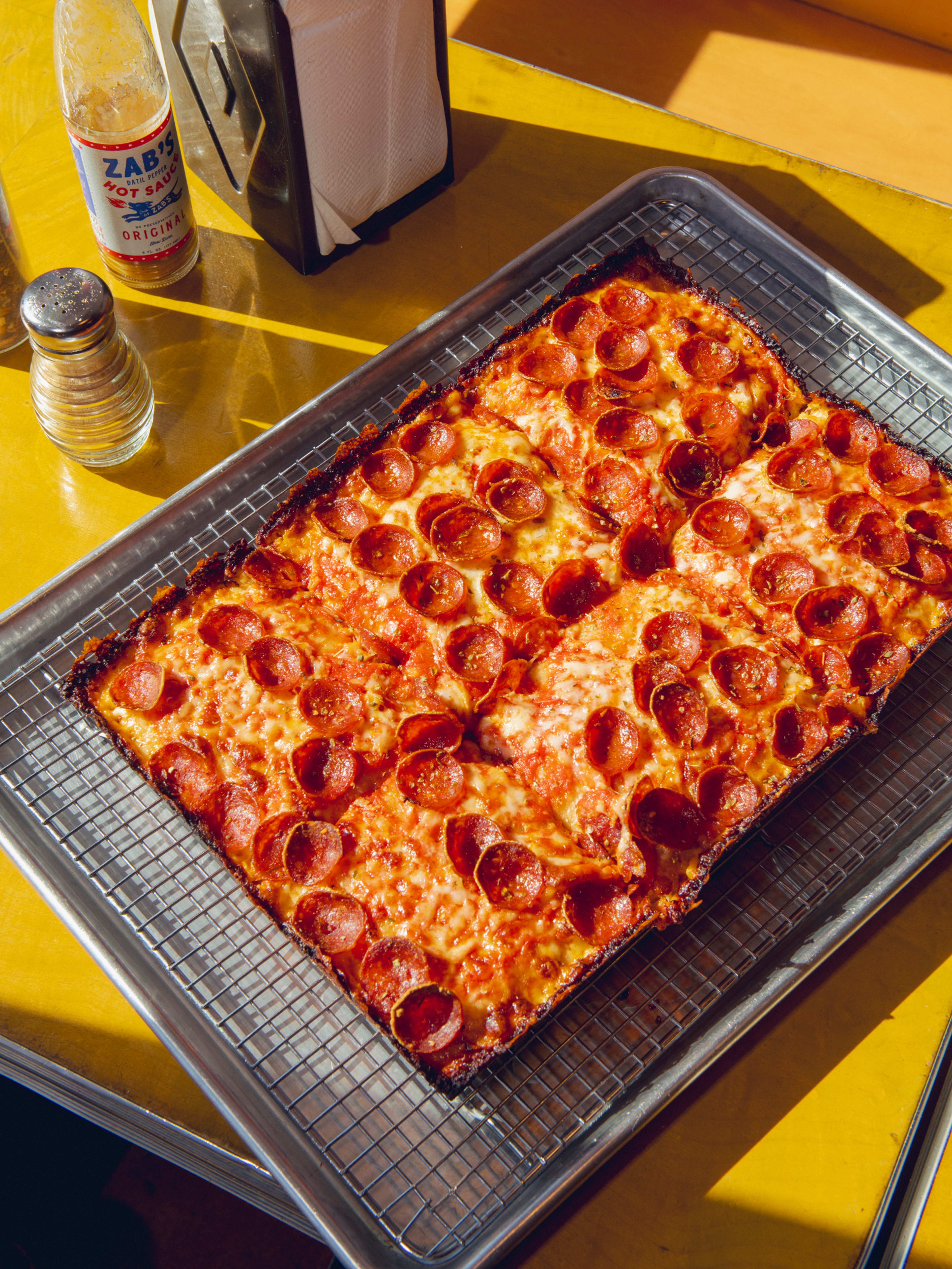 Hot Tongue Pizza background