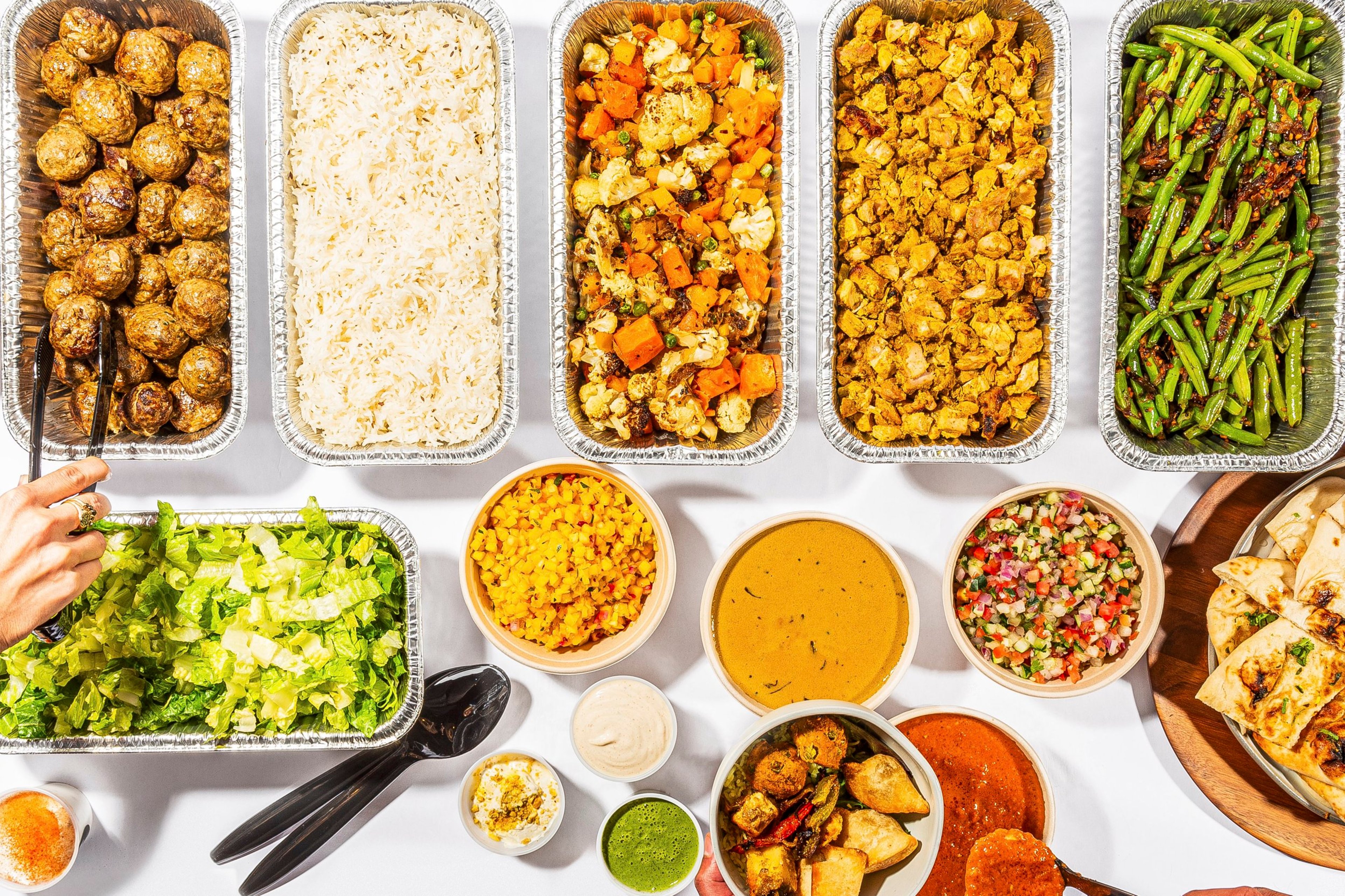 RASA catering spread