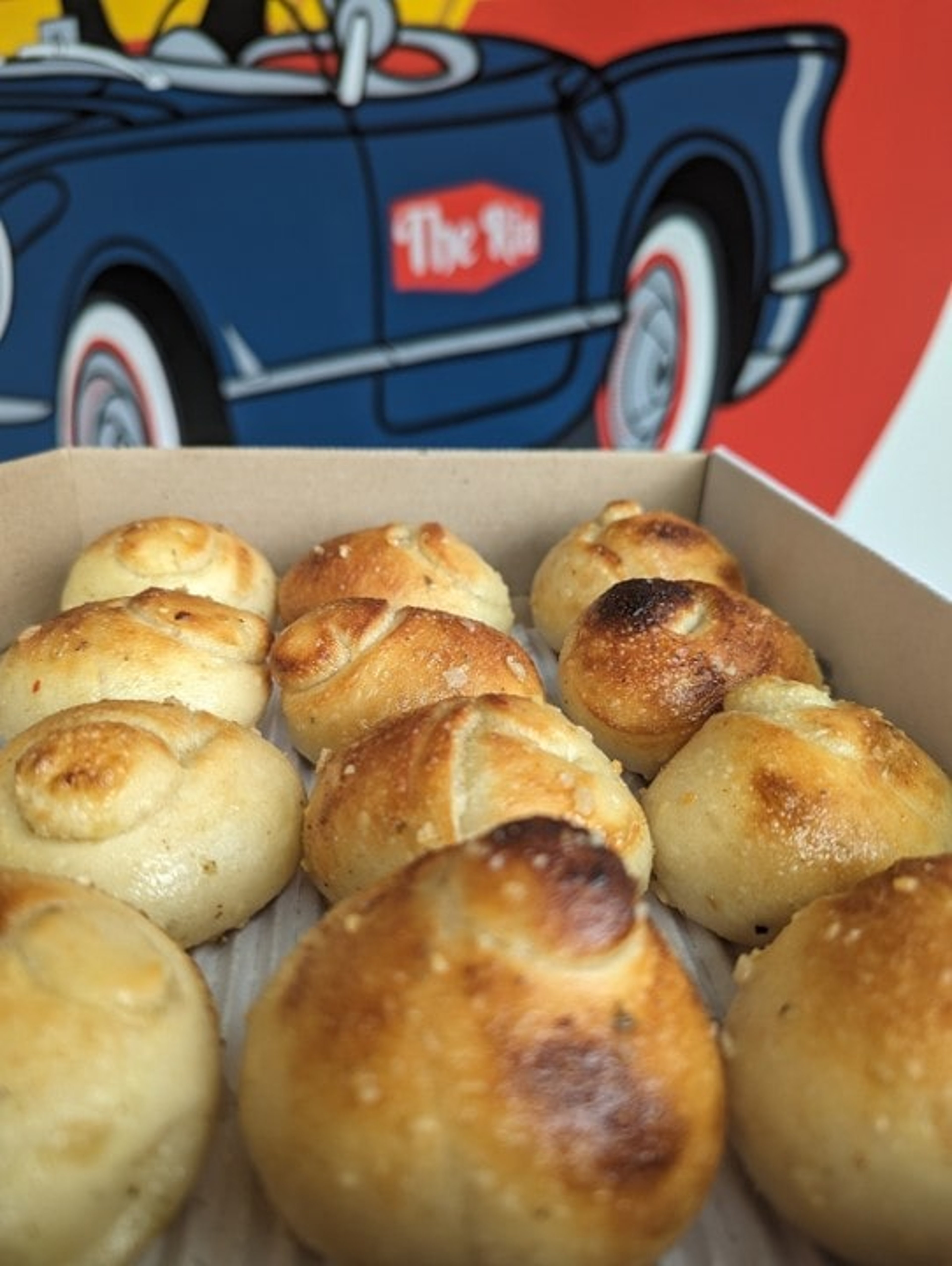 Great Lakes Garlic Knots — sourdough garlic knots with herb oil and parmesan