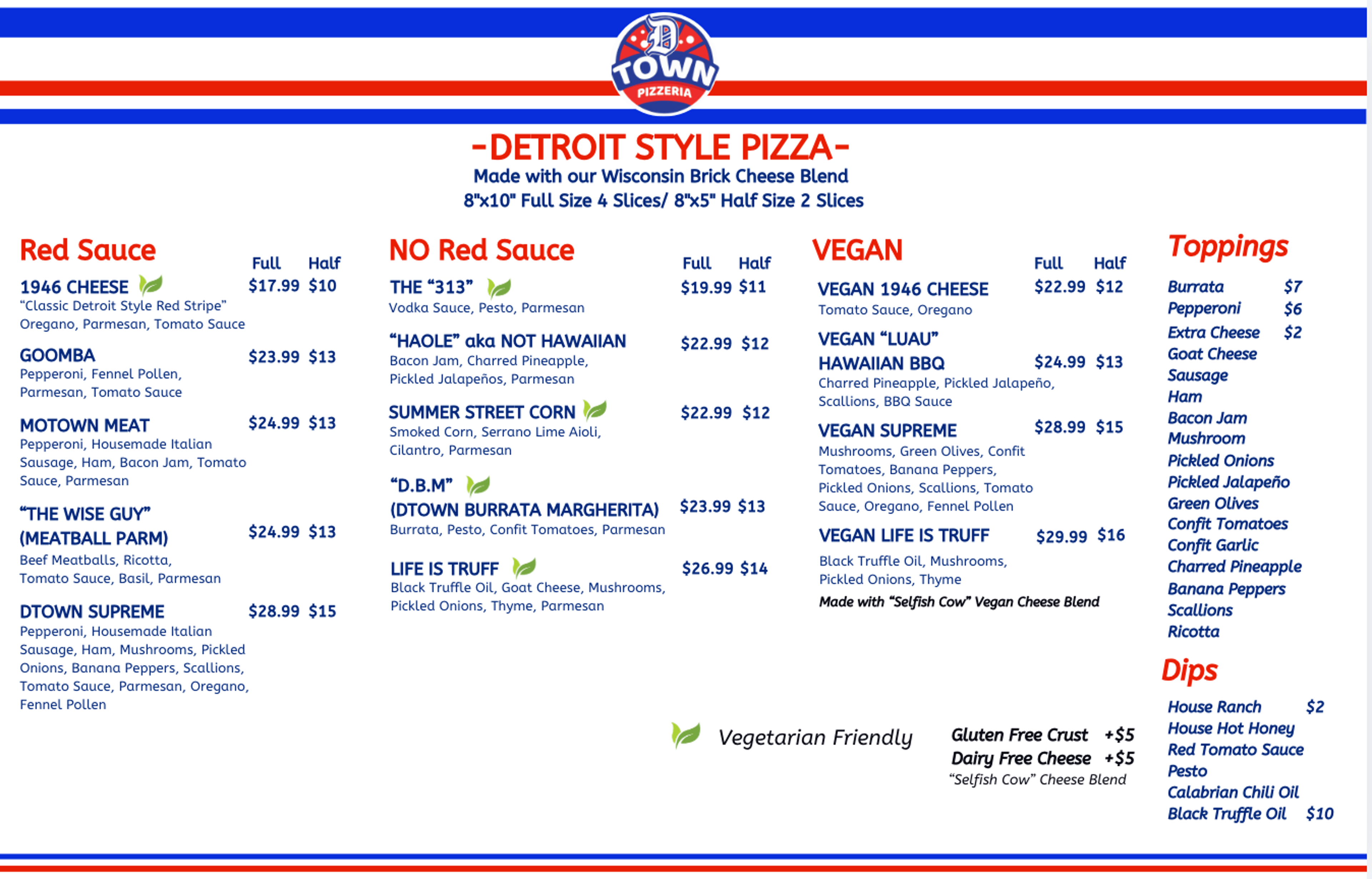 Press feature praising Dtown Pizzeria's award-winning Detroit-style pizza