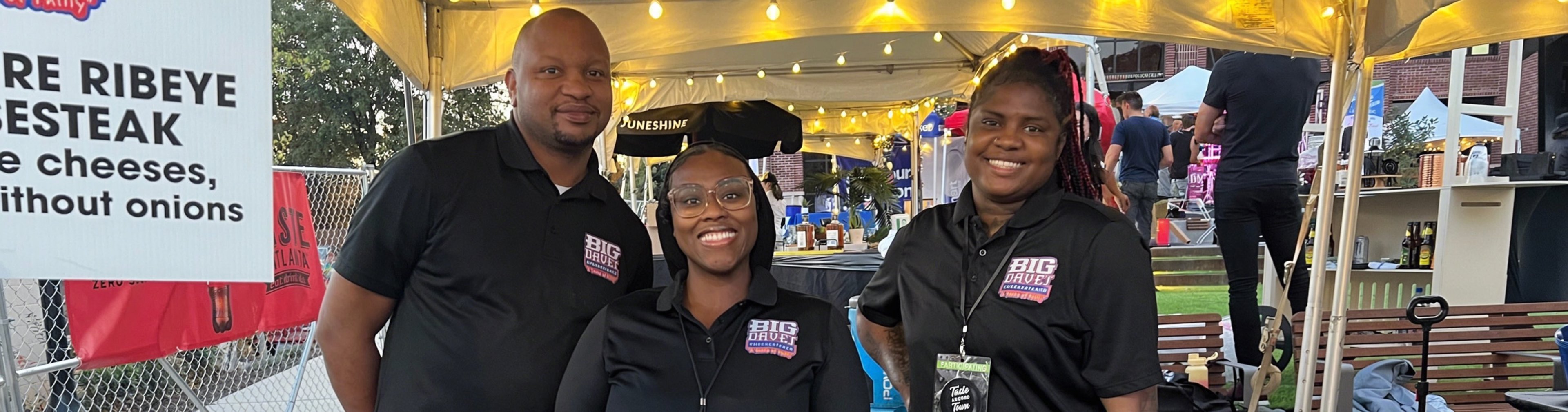 Big Dave's Cheesesteaks team