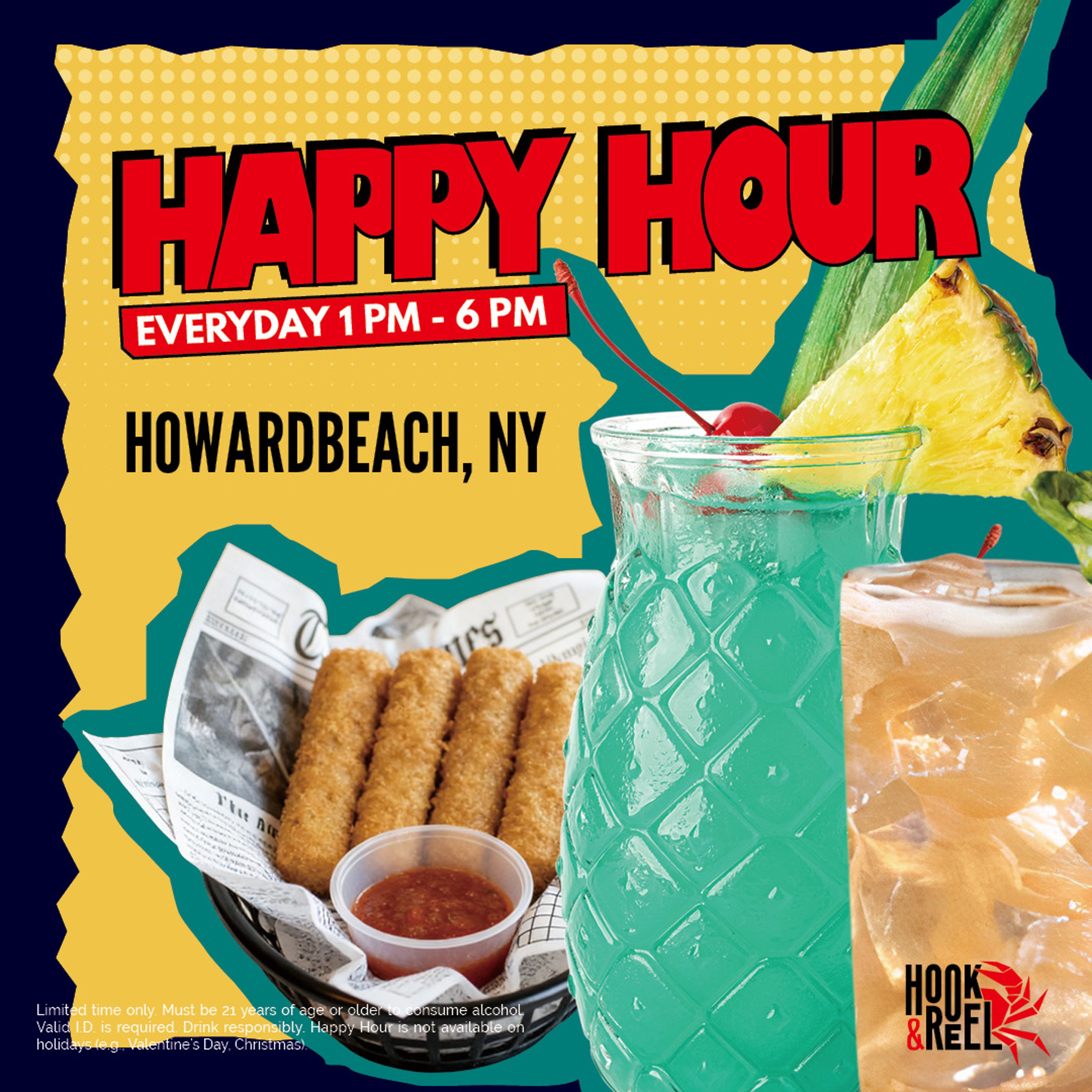 Happy Hour drink and food specials