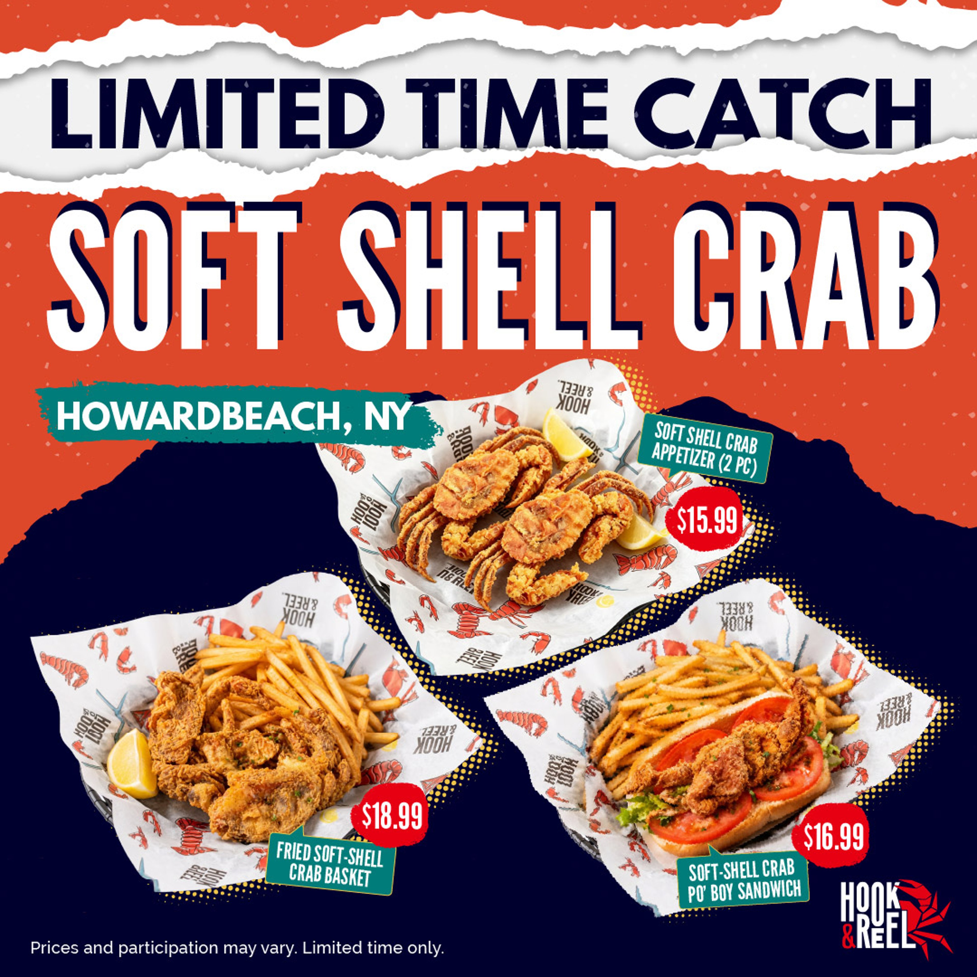 Soft shell crab special