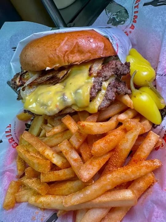 Smash Burger 2 beef Patty’s Combo