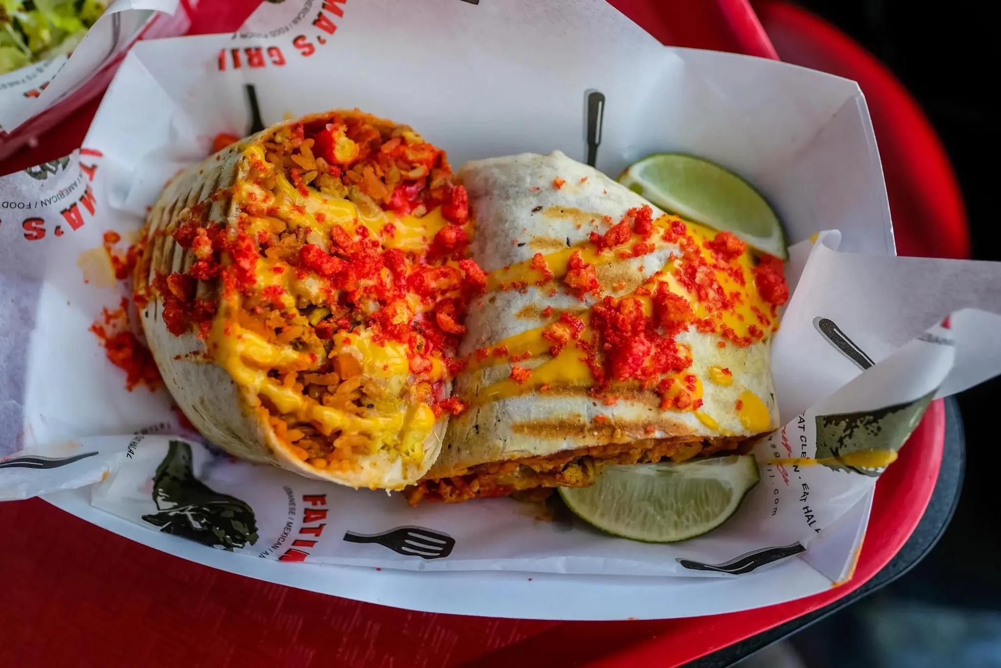 Signature Hot Cheetos Asada Burrito