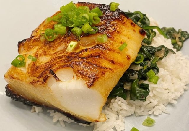 Miso Glazed Chilean Sea Bass