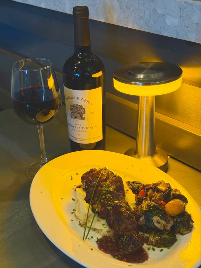 Brazed Short Rib with red wine reduction