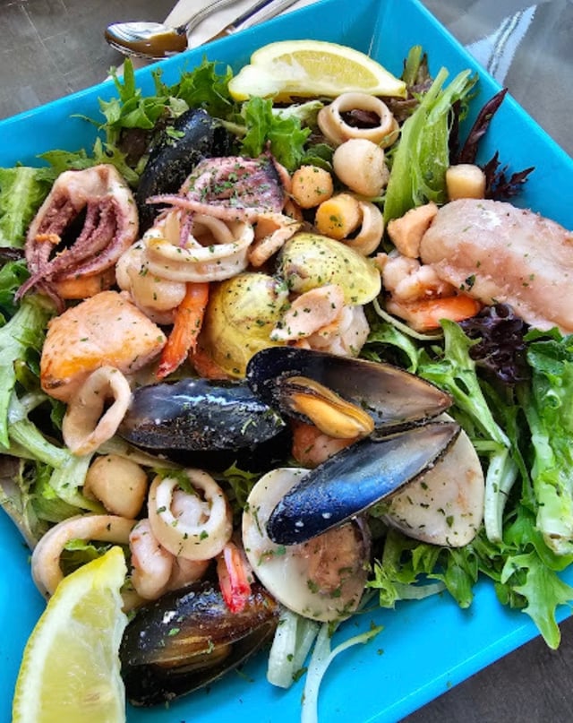Warm Seafood Salad