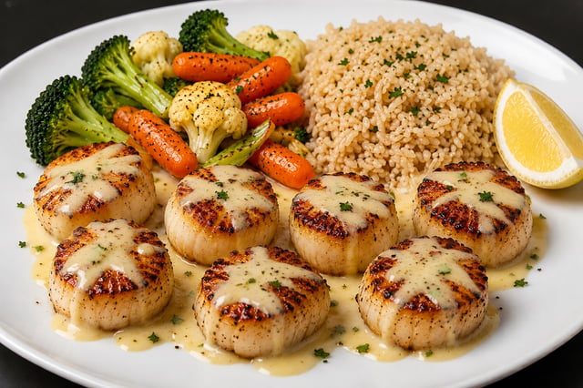 Pan Seared Scallops
