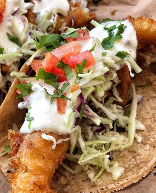 BATTERED FISH 2 TACO COMBO