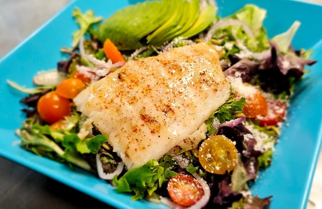 Keto Pacific Halibut Plate