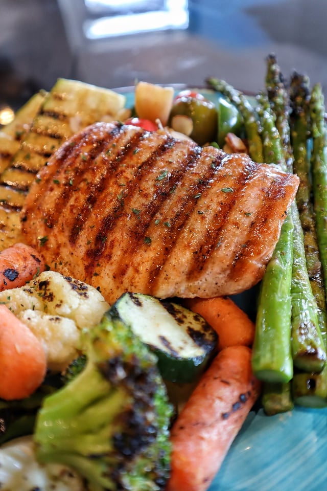 Keto Salmon Plate