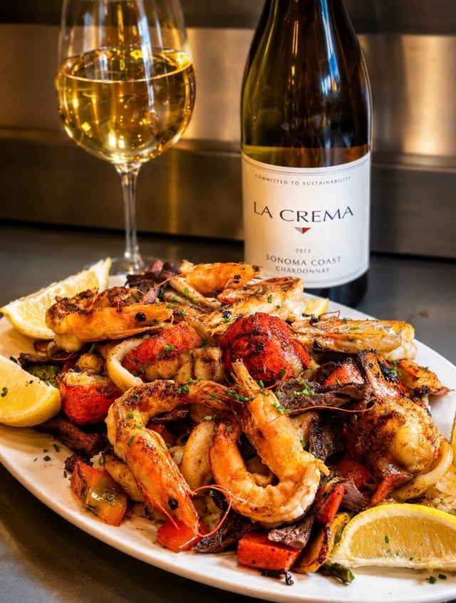 Ultimate Seafood Platter w/ Lobster & Entrana