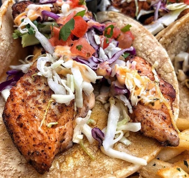 BLACKENED MAHI MAHI 2 TACO COMBO