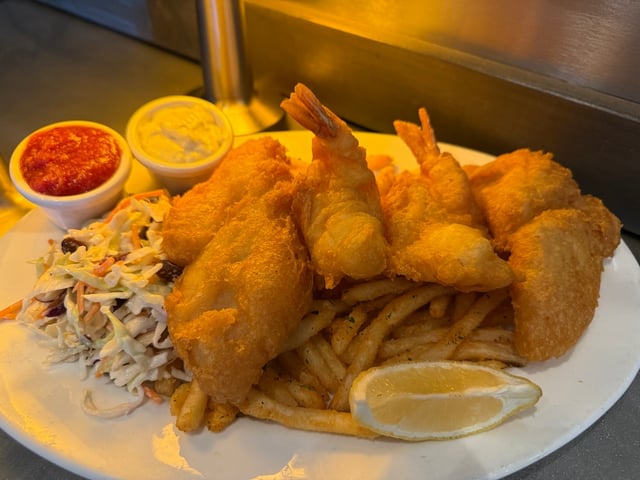 FISH N CHIPS/SHRIMP