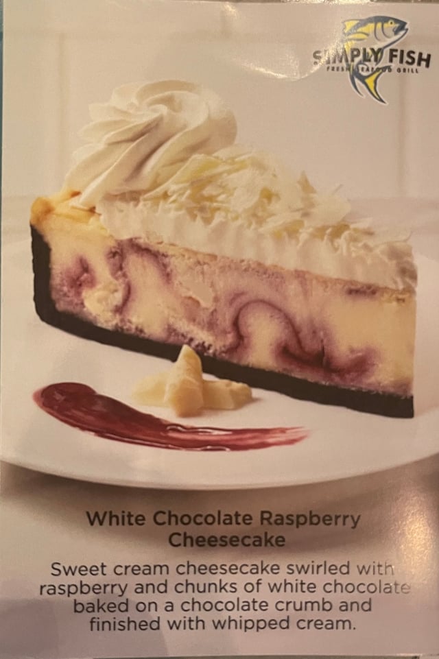 White Chocolate Raspberry Cheesecake